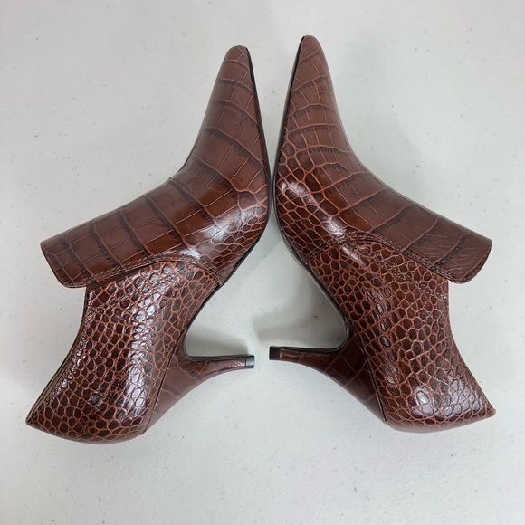 Tory Burch Brown Ankle Boots Size 5M - Picture 5 of 8